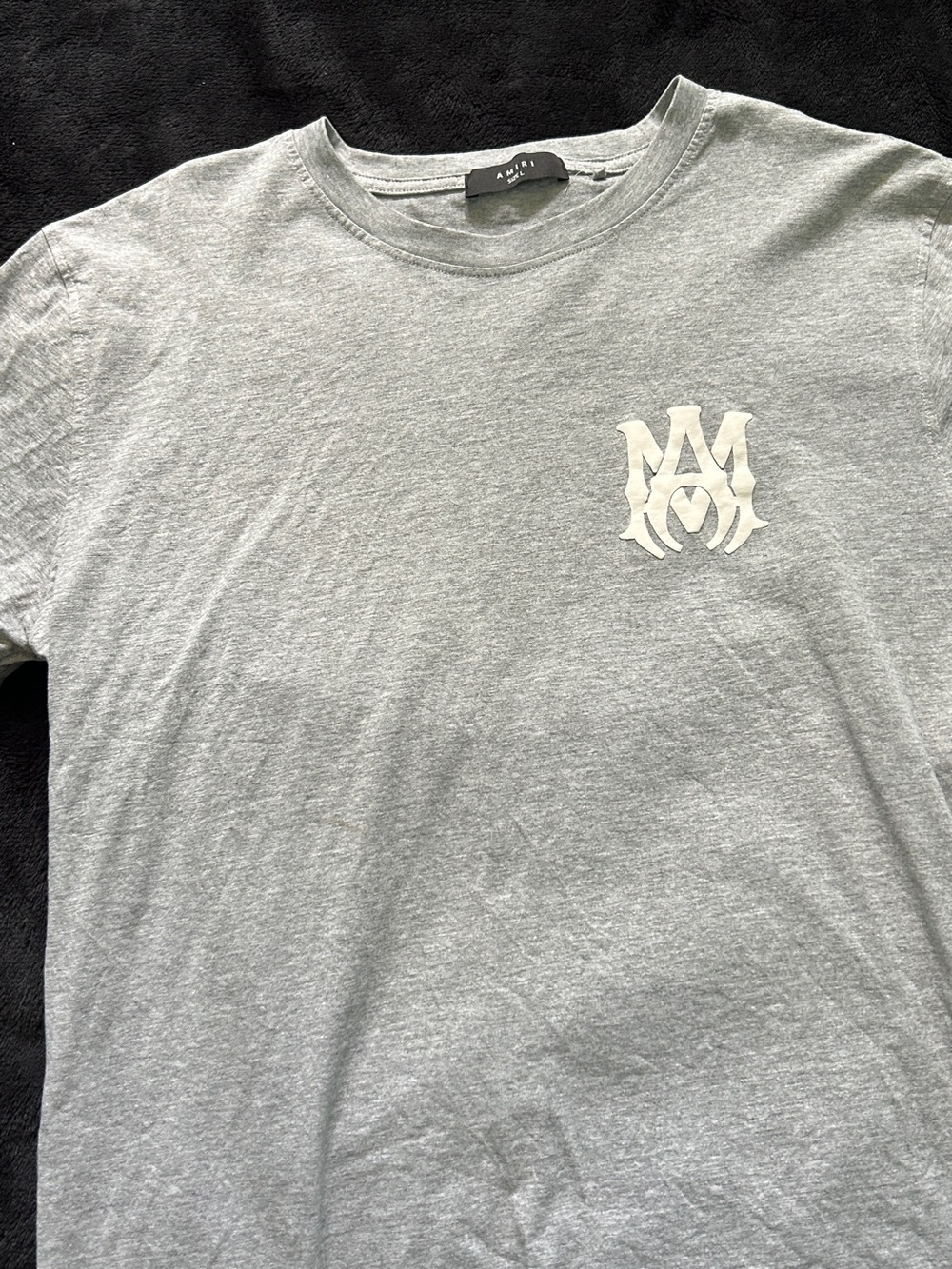 Grey AMIRI M.A. Logo Tee